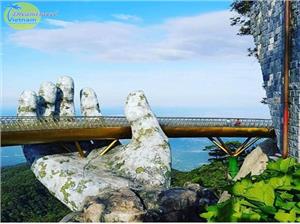 Chiêm ngưỡng cây cầu với đôi bàn tay khổng lồ siêu ấn tượng ở Đà Nẵng